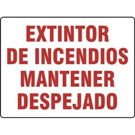 Accuform Exit Sign, Dura-Plastic, 14 in W, 10 in H SHMEXT918XT